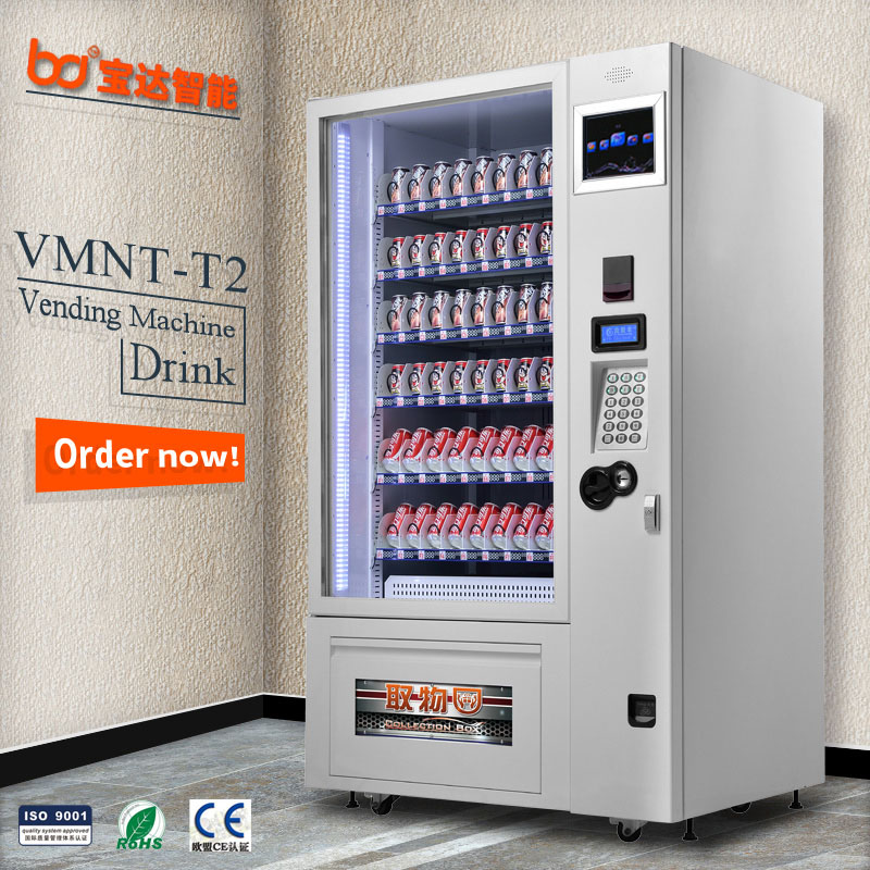 Cold drink chocolate snack refrigerated vending machine